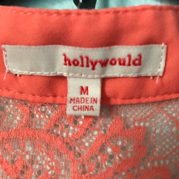 Orange Dress Top Size Medium - Picture 5 of 5